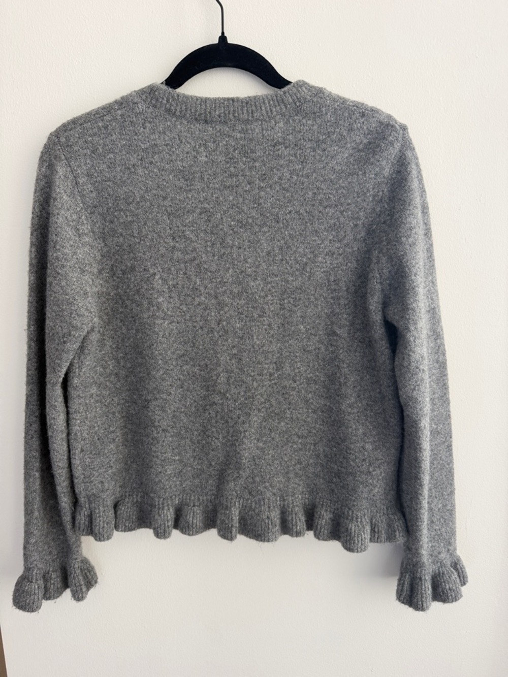 Zara Ruffled Knit Cardigan - Picture 3 of 4